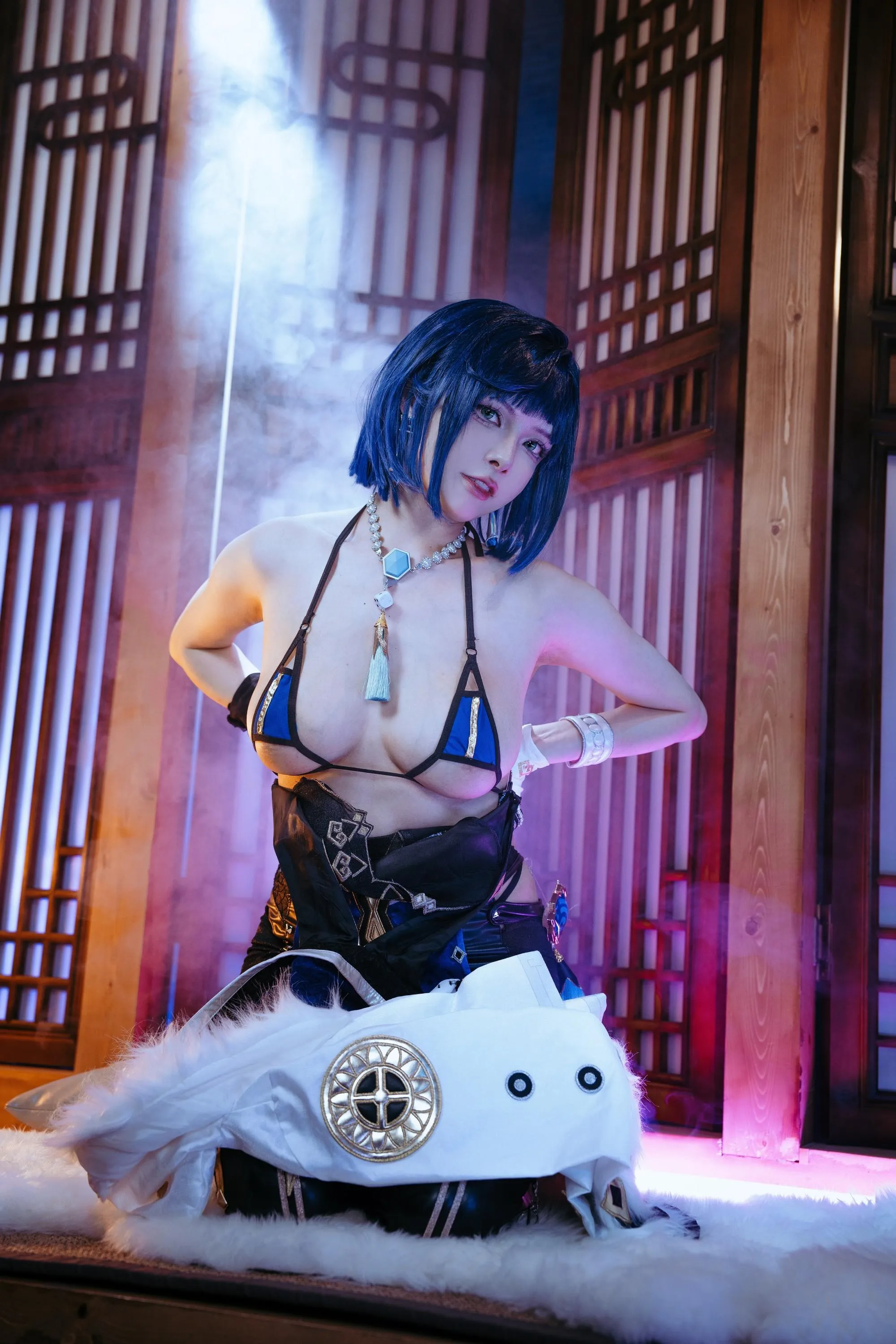 秋和柯基 – NO.107 夜兰 内衣 [66P]插图5